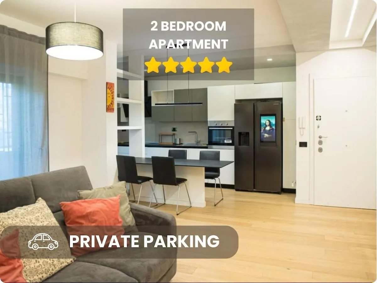 2 Double Rooms Private Parking Fast Wifi Rome